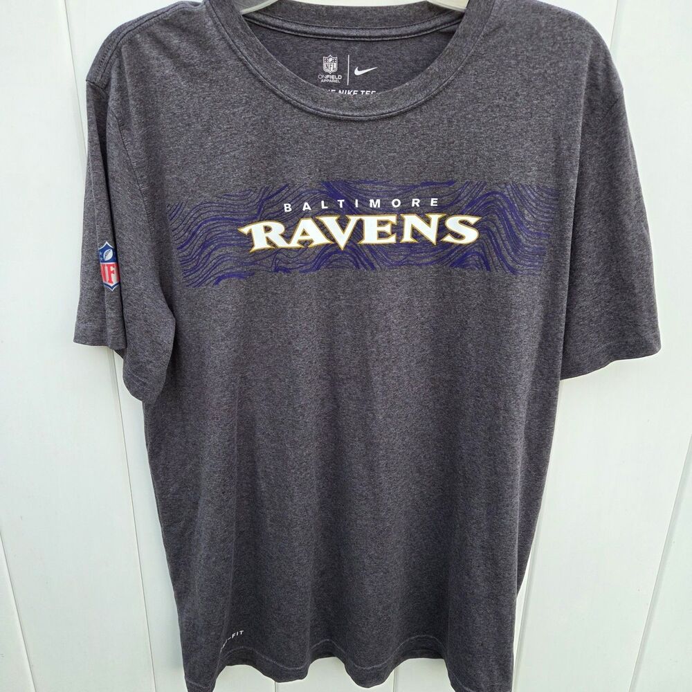 Nike T Baltimore Ravens NFL Football T Shirt Jersey Size L - Picture 2 of 7